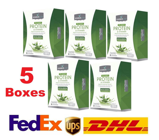 5x Kimberlite 5 Protein Vitamins Matcha Green Tea High Protein Weight Loss