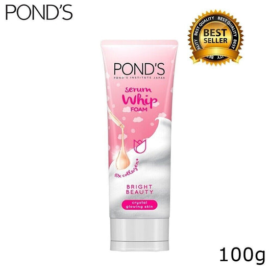 POND'S Serum Whip Foam Cleanser Deep cleansing Bright Beauty Skin Soft 100g.