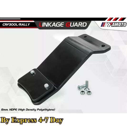 Linkage Guard linkage Honda CRF300L Rally HDPE High Density Polyethylene Black