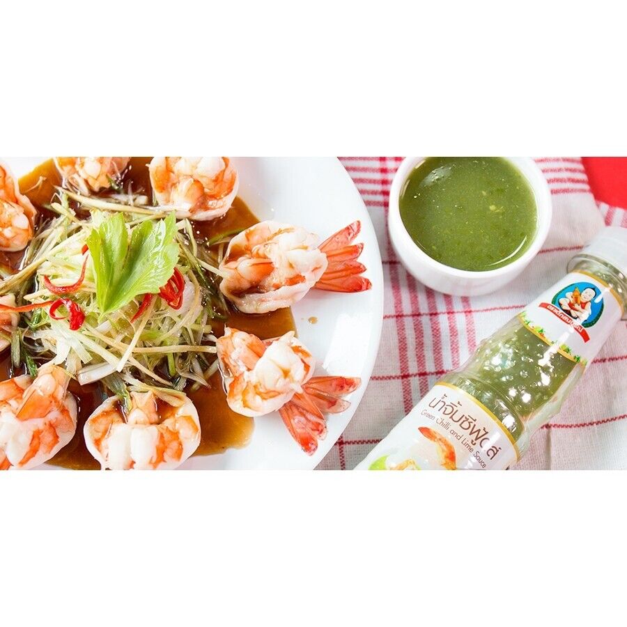 6x Healthy Boy Thai Spicy Sour Seafood Dipping Sauce Seasoning Dek Somboon DHL
