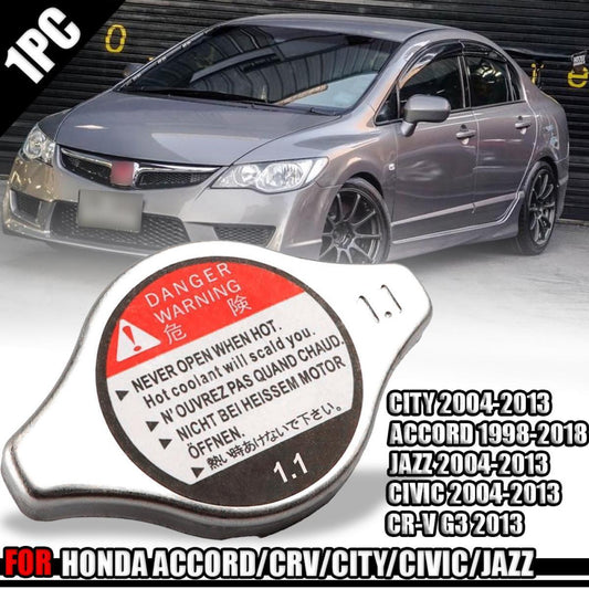 Radiator Cap Stainless Steel 1.1 Bar GENUINE Fit Honda Jazz CR-V City Civic