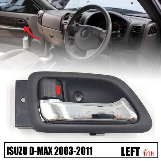 1PC Inner Door Handle Interior Chrome LEFT FIT Isuzu D-MAX 2003-2011 Pickup