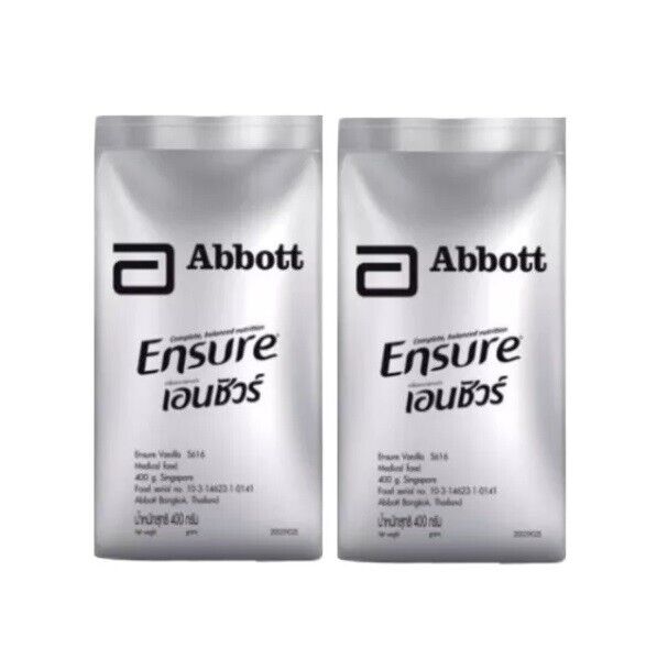 2 Bags Ensure Gold Milk Vanilla Flavor Meal Replacement High Protein Supplement