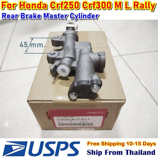 Rear Brake Master Cylinder For Honda Crf250 Crf300 L M Rally Caliper Pump Fit
