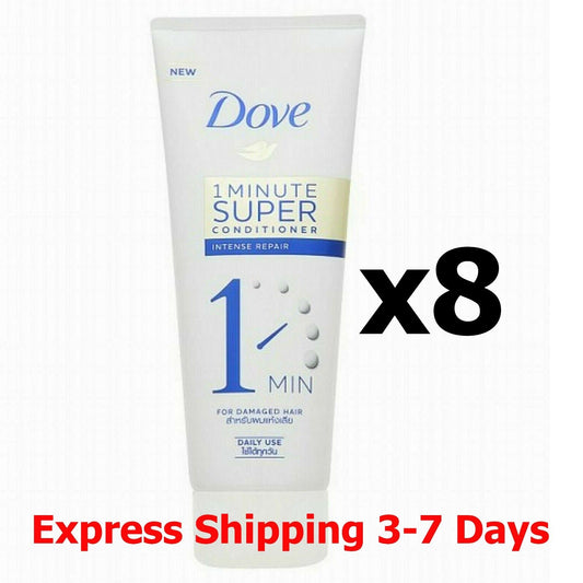 8x180ml Dove 1 Minute Super Conditioner Intense Repair Oil Care Beauty Hair Care