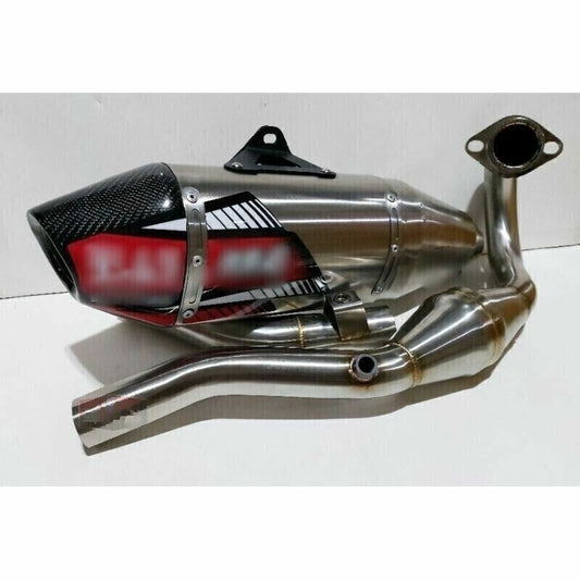 Silver Color Exhaust Full Systems Pipe Stainless Steel Part HONDA CRF250 2012-20