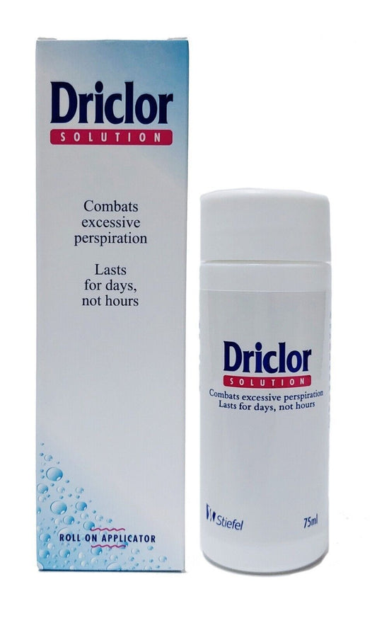 Driclor Antitranspirant Roll Combats Excessive Perspiration 75ml #ibe