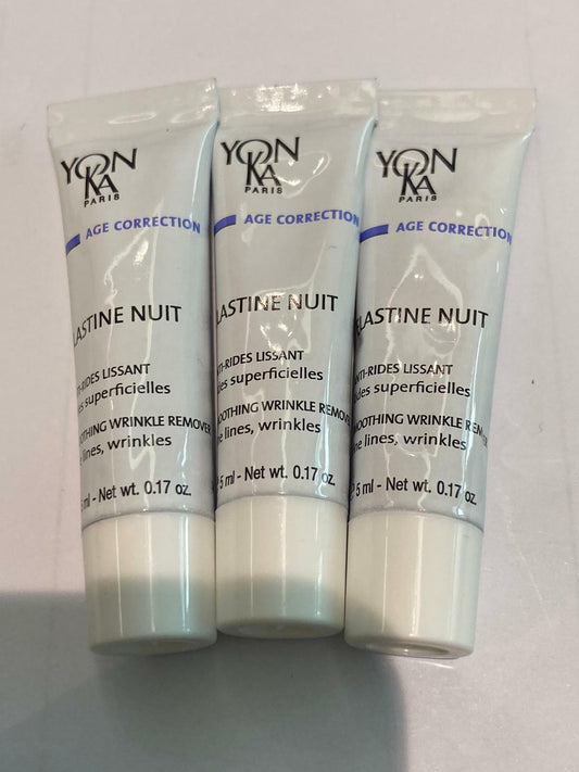 Yonka Elastine Nuit Soothing Wrinkle Remover 5ml x 6pcs = =30ml Sample #ibea