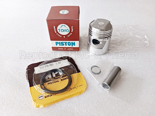 Piston Kit + Pin OS 1.00 Dia: 40.00mm For Honda C50 CD50 CF50 CT50 SS50 ST50 Z50
