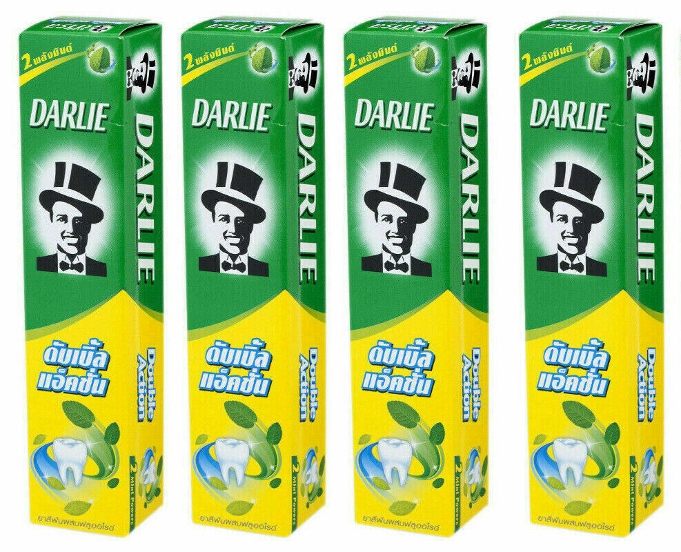 150 g x 4 Darlie Double Action Toothpaste Two Mint Powers