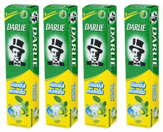 150 g x 4 Darlie Double Action Toothpaste Two Mint Powers