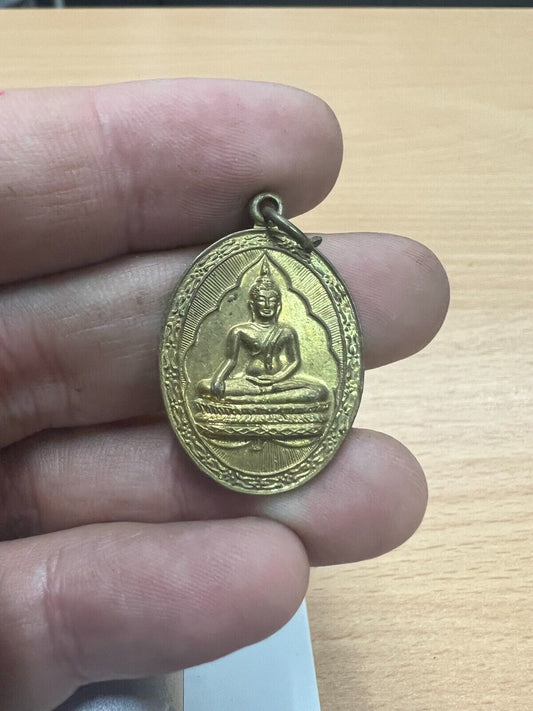 Wiset Chai Chan Ang Thong Wat Hua Ta Pan Amulet Coin Talisman Monks Souvenir