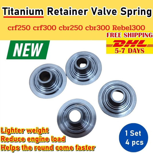 V5 Titanium Retainer Valve Spring For Honda crf250 crf300 cbr250 Rebel300 Forza