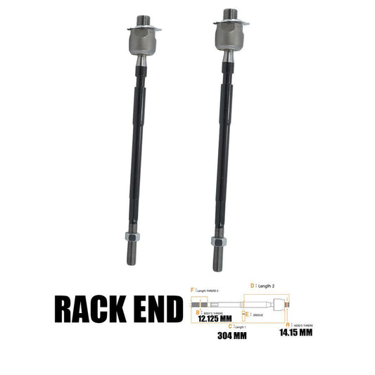 2x Steering Rack End For Suzuki Swift 2009 2010 2011 EX Hatchback