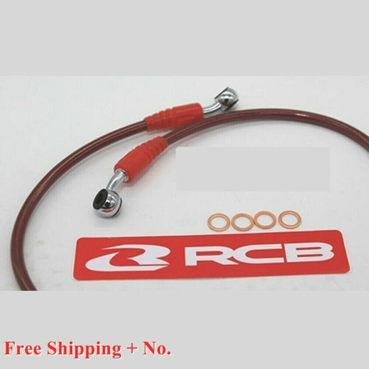 Brake Hose RACINGBOY Length 850 mm Motorcycle Brake Line Oil Hose Reinforced