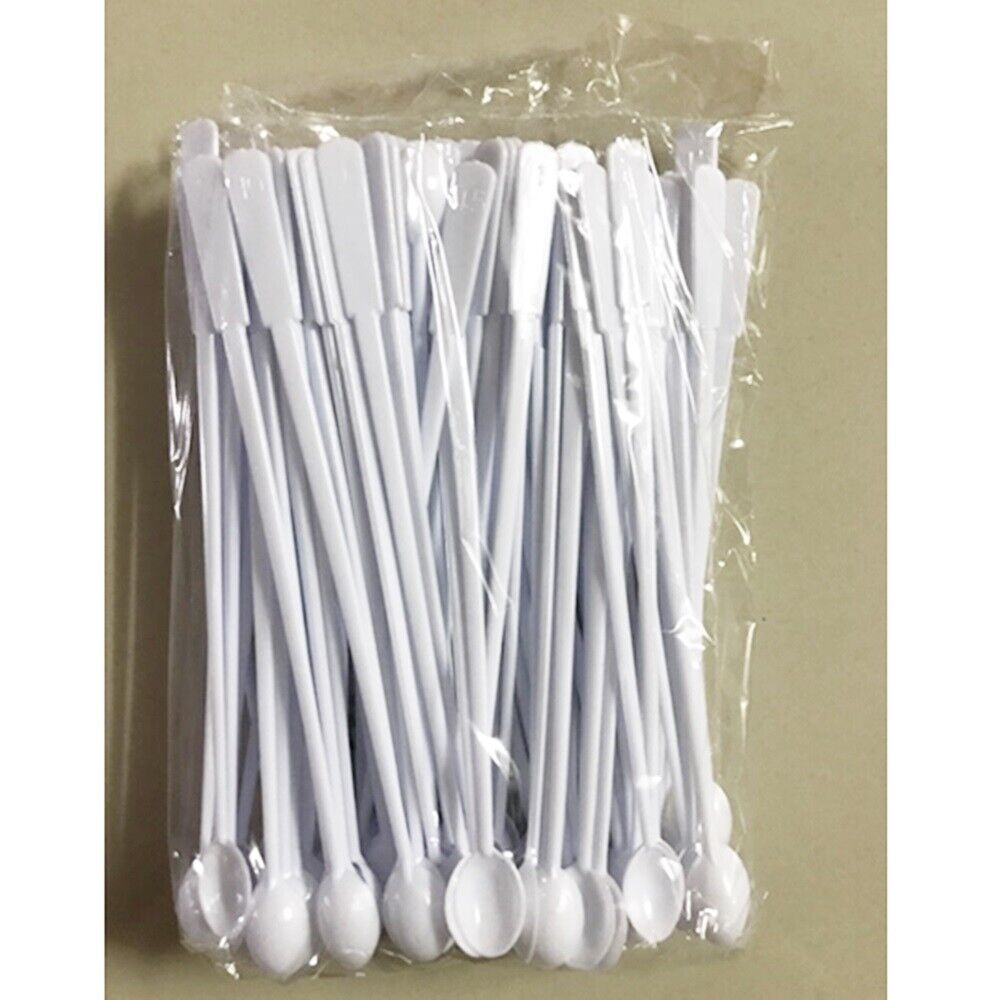 1,000 Pcs Stirrer Coffee Tea Cocktail Spoons Plastic Disposable Utensil Mini 5"