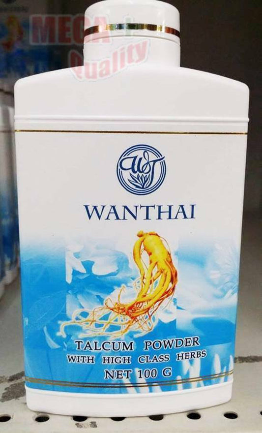 WANTHAI TALCUM POWDER WITH HIGH CLASS HERBS Natural Extract - Natural Scent 100g