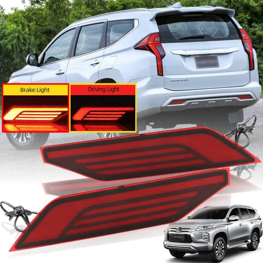 Rear Reflector LED For Mitsubishi Pajero Montero Sport QF 2020 2021 2022 SUV