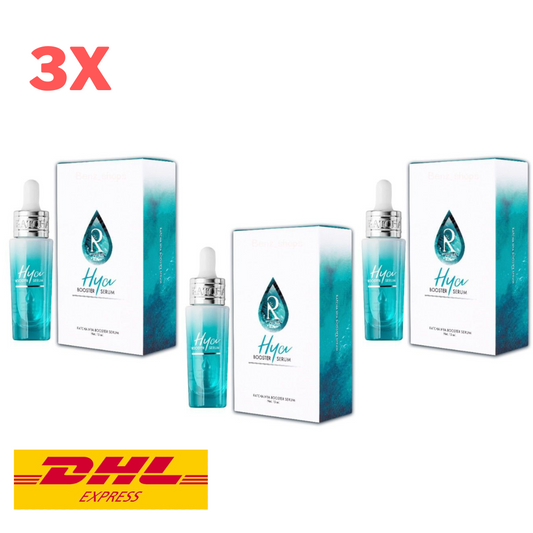 3x Ratcha Hya Booster Serum Moisturizing Anti-Wrinkles Bright Younger Skin 15 ml