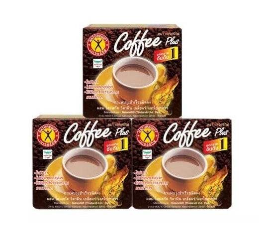 3x Naturegift Instant Coffee Plus Original Low Fat ginseng Extract Vitamins