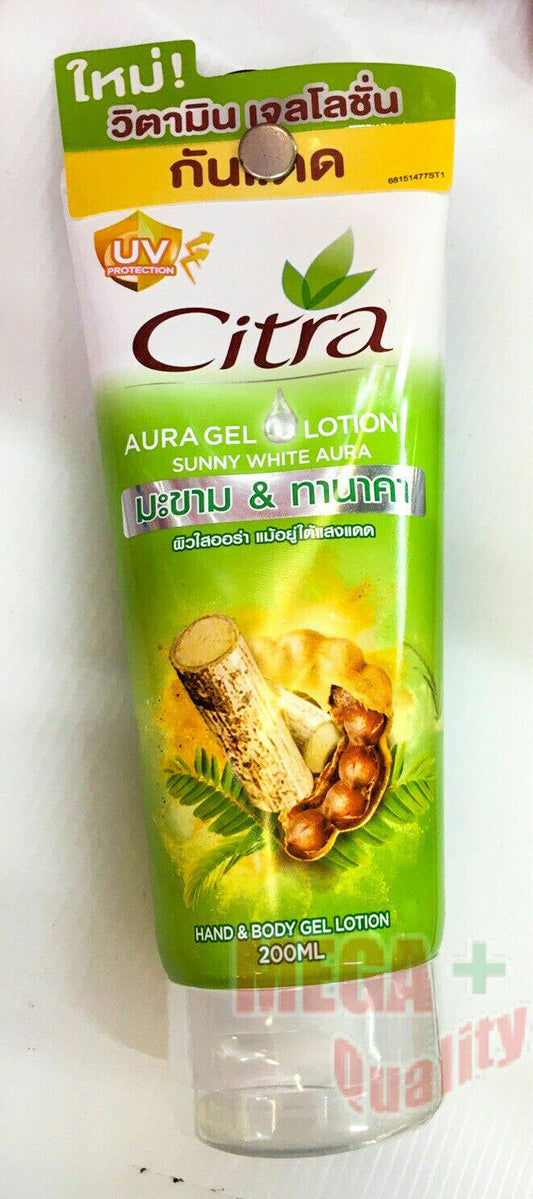 Citra Aura Gel Sunny White Aura tamarind + Thanaka UV PROTECT Moisturized 200 ml