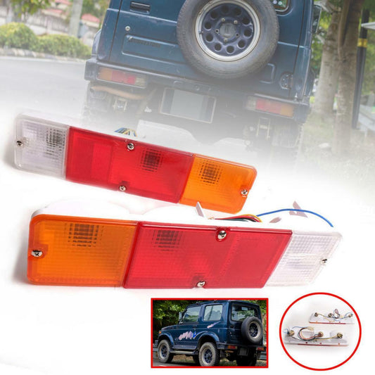 1 Pair Tail Light Lamp For Suzuki Samurai SJ410 SJ413 Jimny JA51 1300 Sierra