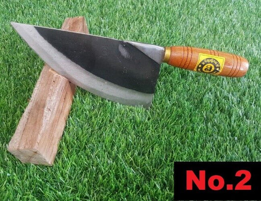 Medium Size Cleaver Butcher Knife Kitchen Knife Chef Tools 100% authentic # No.2