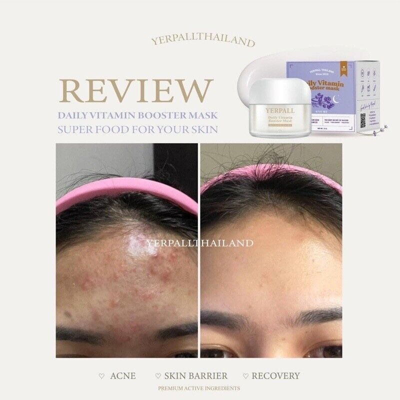 Yerpall Daily Sleeping Mask Vitamin Booster Skin soft moist anti wrinkles 15g.