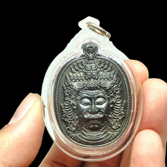 Thao Wessuwan Thai Amulet Pendant Giant God Coppet Fortune Wealth