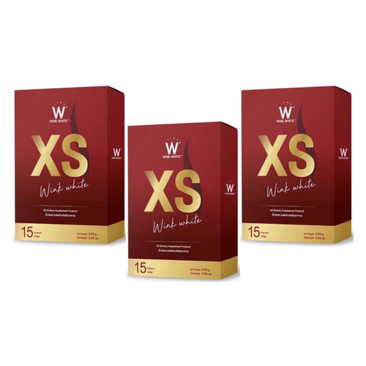 3x Wink White XS Natural Dietary Supplement Weight Management Original 15's