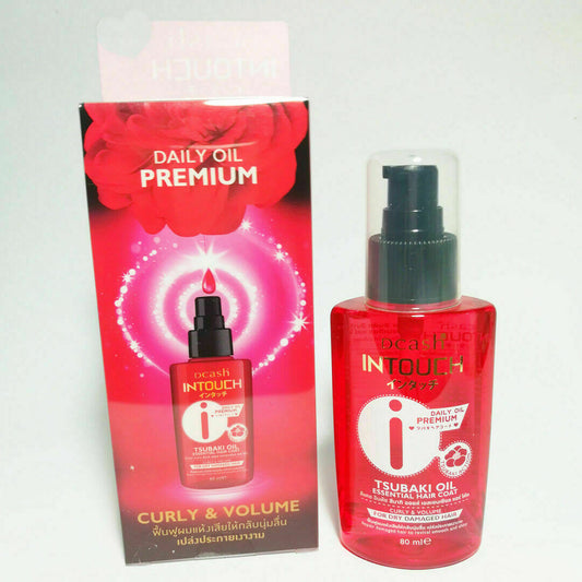 Dcash Tsubaki Oil Daily Serum Hair Coat Curly Volume Repair Split Dry Frizz 80ml