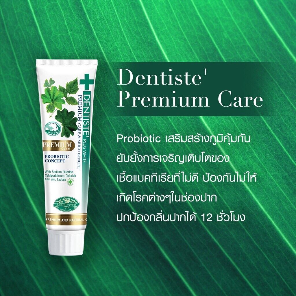 Set Dentiste Mix 4 Formula Toothpaste Original Premium Care Sensitive White 100g