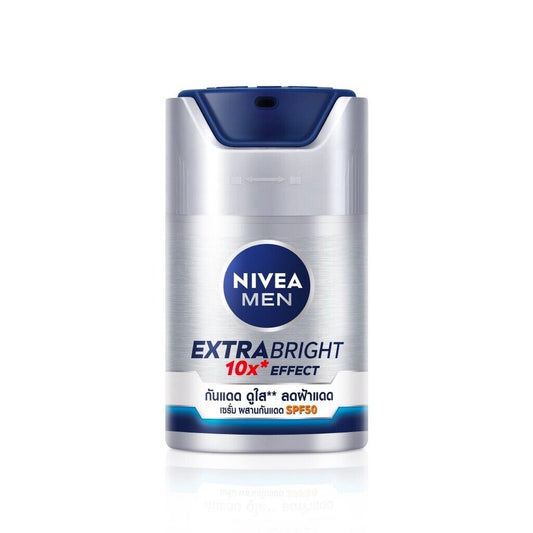 NIVEA MEN Extra Bright 10x Effect Serum Sunscreen SPF50 PA+++ UV Protection 50ml