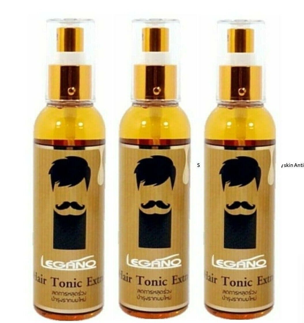 120ml LEGANO Hair Tonic Reduce Hair Loss Fast Growth Herbal Nature Treatment x 3