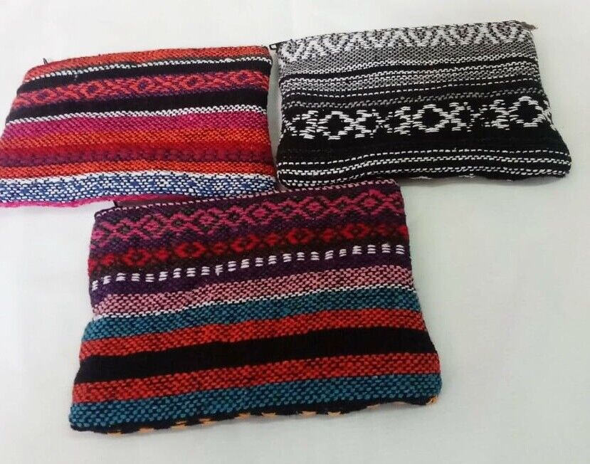 100Pcs Lot Zipper Bag Thai Bag Fabric Purse Wallet Coin Card Women Lady Bulk