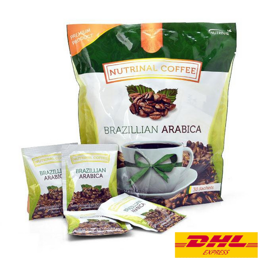 Nutrinal Instant Coffee Brazillian Arabica Weight Loss Control Diet Slim 30 sac
