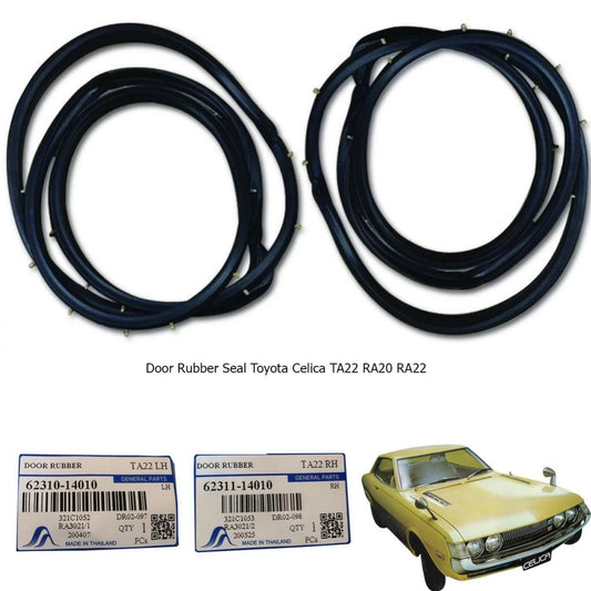 RH LH Door Rubber Seal Weatherstrip For Toyota Celica TA22 RA20 RA22 RA23 RA25