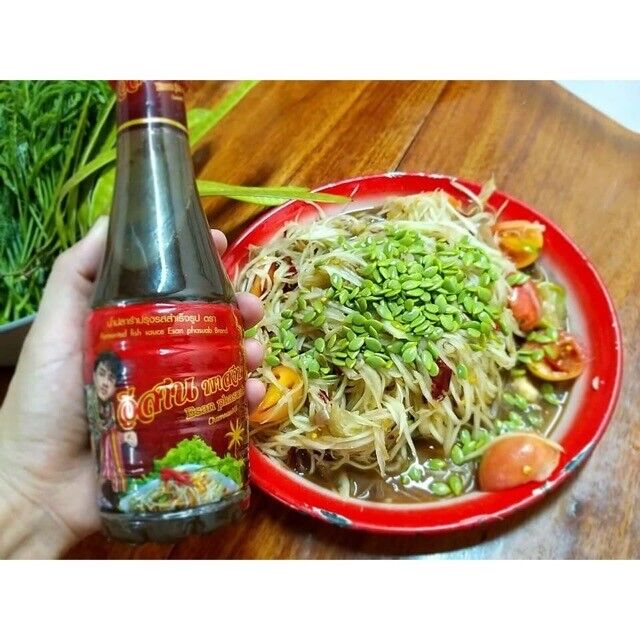 Thai Fish Sauce Chili Paste Spicy Plara Homemade Bong Seasoning Food Cuisine x3
