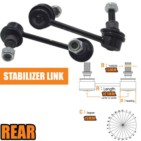 2 PCs Stabilizer Sway Bar Link Rear For Nissan Teana J32 J33 2009-2016 Sedan