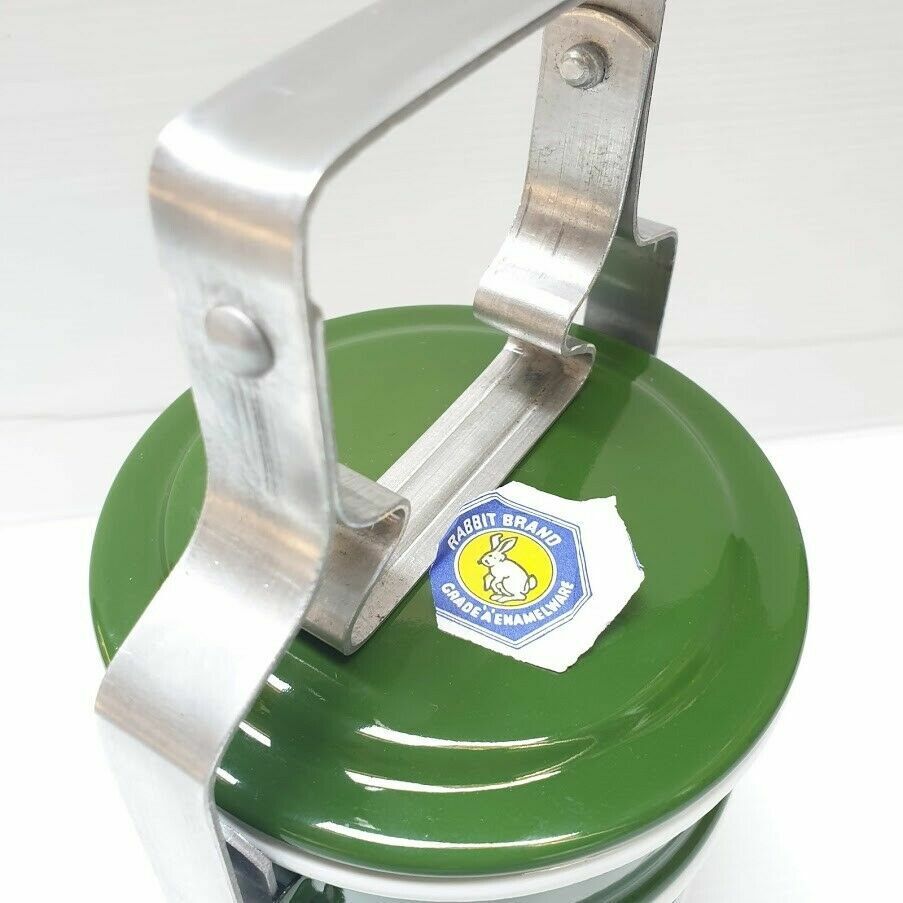 Thai Enamel Tiffin Lunch Box Food Carrier Container Pinto Bento Enamelware
