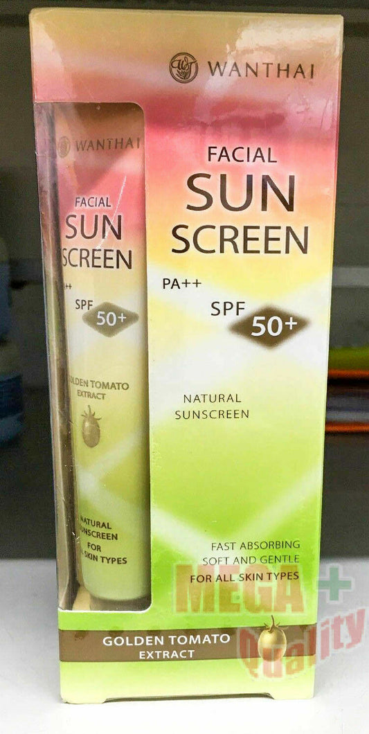 30 g. WANTHAI Sun Protect and White Facial Sunscreen Sun Back SPF 50 + PA++