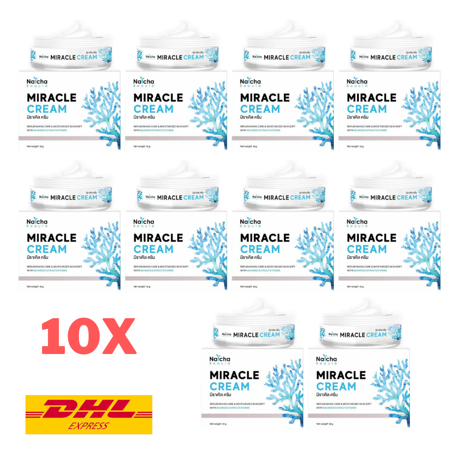 10x Natcha Miracle Cream Reduce Wrinkles Acne Blemishes Skin Rejuvenation 18 g