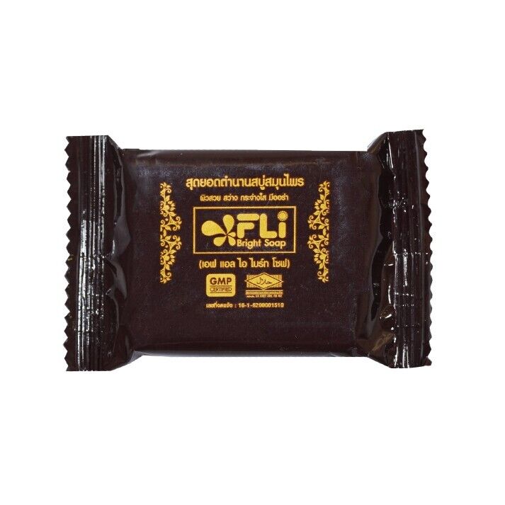 11x FLi Bright Soap Bar Herbal Body Face Skin Reduce Dark Spots Acne Odor 120 g