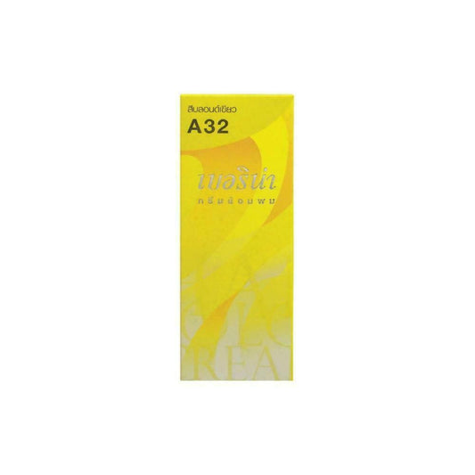 Berina Hair Color Cream A32 Blonde Green 60 ml Hair Dye Super Permanent Fashion