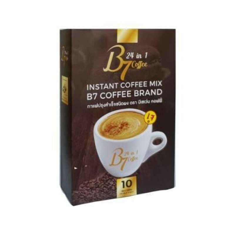 10x B7 Coffee Premium 24 in 1 Instant Mixed Control Weight Cordyceps for Health