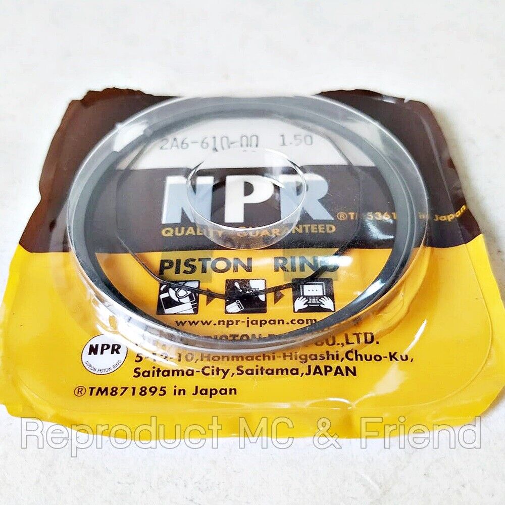 Yamaha DT125 (1978-1981) Piston Rings Ring Set Oversize 1.50 Japan