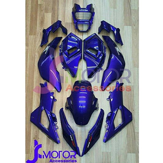 Motorcycle Fairing Honda MSX SF Glass Purple Bluish ABS Frame Body With Sticker