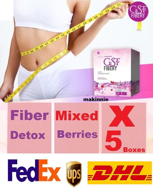 5X GST Fibery Detox Berry Drink High Fiber Natural Extracts Powder Relieve Toxic