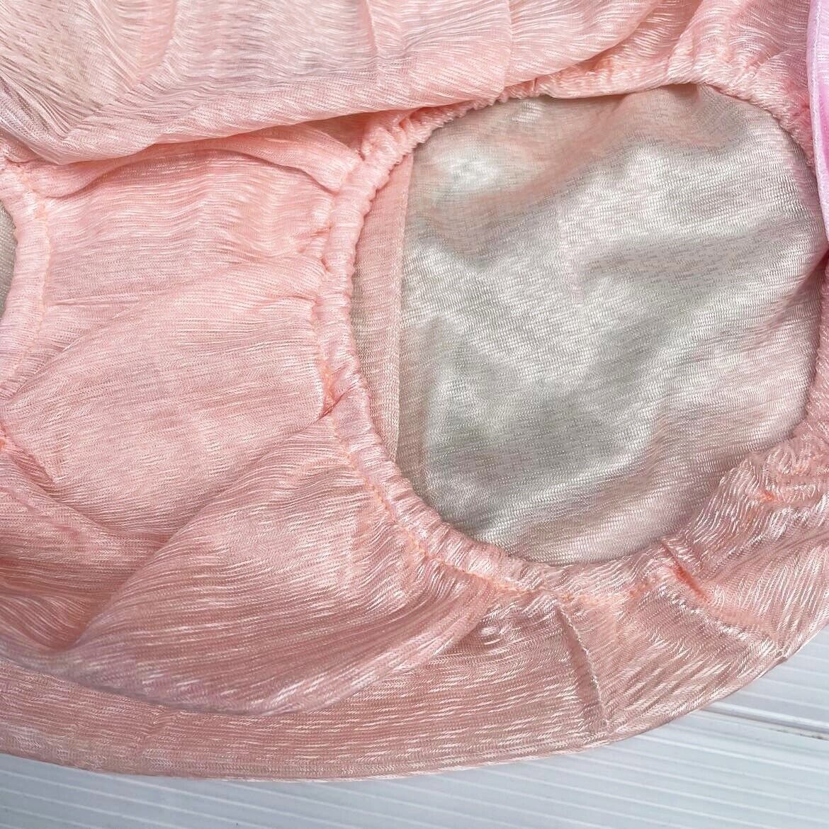 x6 Women Panties Nylon Satin Silky Hi Briefs Knickers Granny Underwear Size XL
