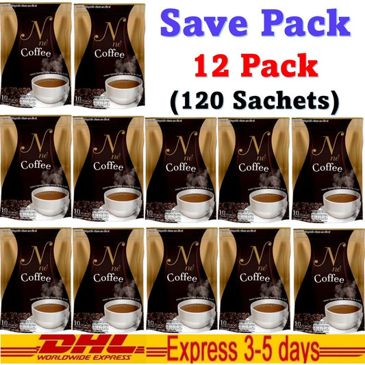 12x N Ne' Coffee Instant Espresso Coffee Weight Control Burns Fat Sugar-Free